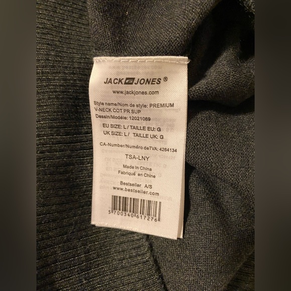 Jack and Jones premium b neck men’s sweater - Picture 6 of 8